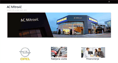 Desktop Screenshot of ac-mitrovic.com